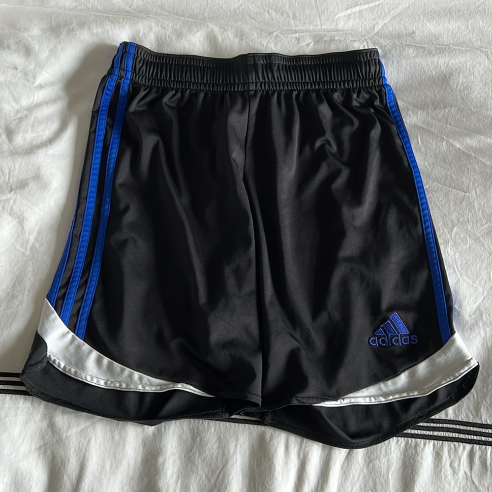 Adidas shorts. Black and Blue. Size S.